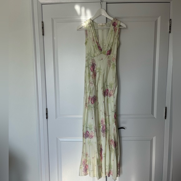 LoveShackFancy, Suniva Silk Charmeuse Dress - Picture 5 of 8
